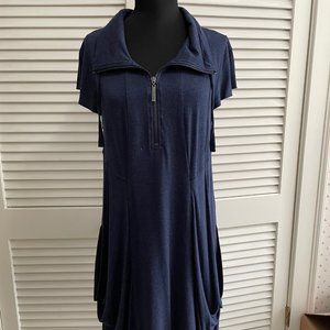 Kenzie Blue Slouchy Dress
